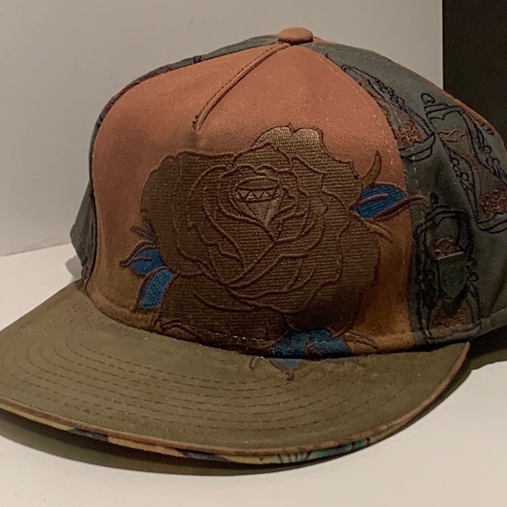 Goorin 1333 Minna Diamond Rose Embroidered RARE XL